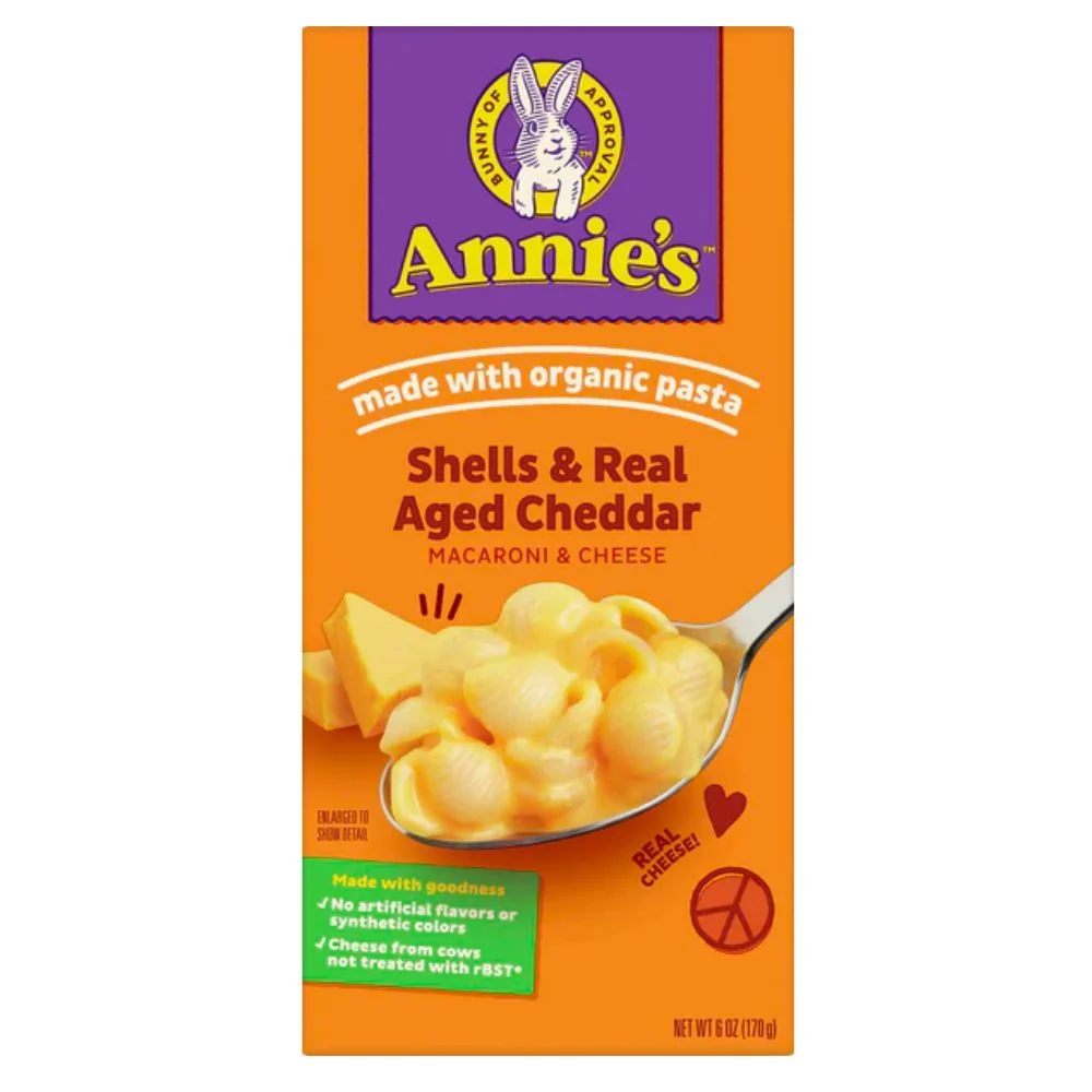 Annie's Mac & Cheese Shells Aged Cheddar, tjestenina sa sirom od 170g