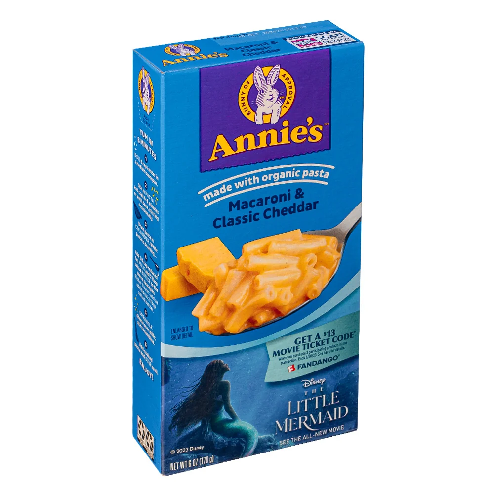 Annie's Macaroni and Classic Cheddar, priprema za tjesteninu sa sirom od 170g