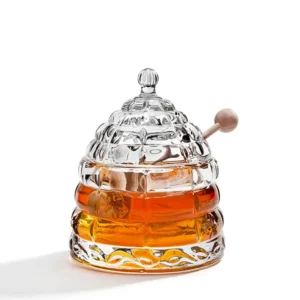 Beehive Cystal Honey Jar