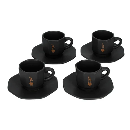 Set šalica, potpuno crno Bialetti
