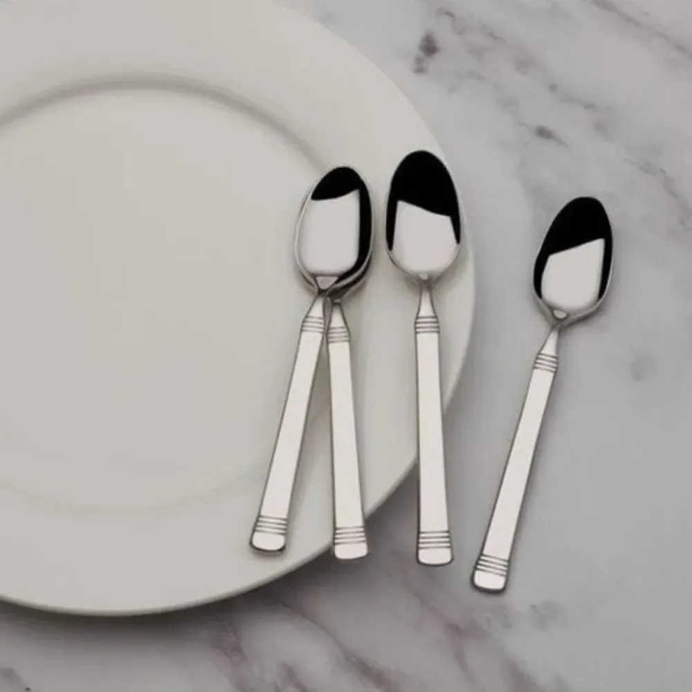 Bistro Band Set 4 Mini Coffee Spoons
