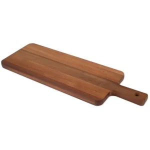 Breza Wooden serving & cutting board handle walnut 48x17x1,9 cm