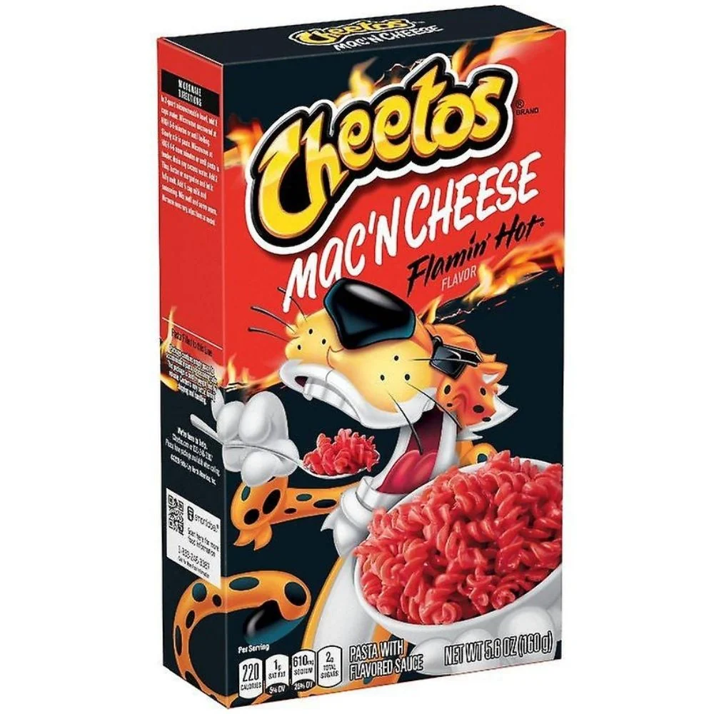 Cheetos Mac'n Cheese Flamin Hot Flavor, makaroni s okusom ljutih cheetosa od 160g