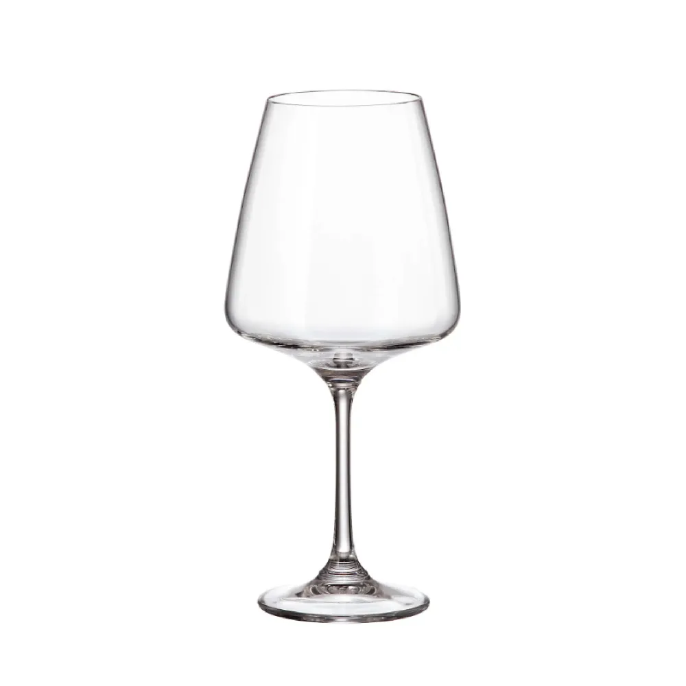 🍷 Čše Corvus 570 ml set 6/1 – Crystal Bohemia ✨ Luksuzne kristalne čše za crno vino