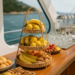 Etažer za voće Amparo / Tri kata / 50cm / Savršen za buffet stolove