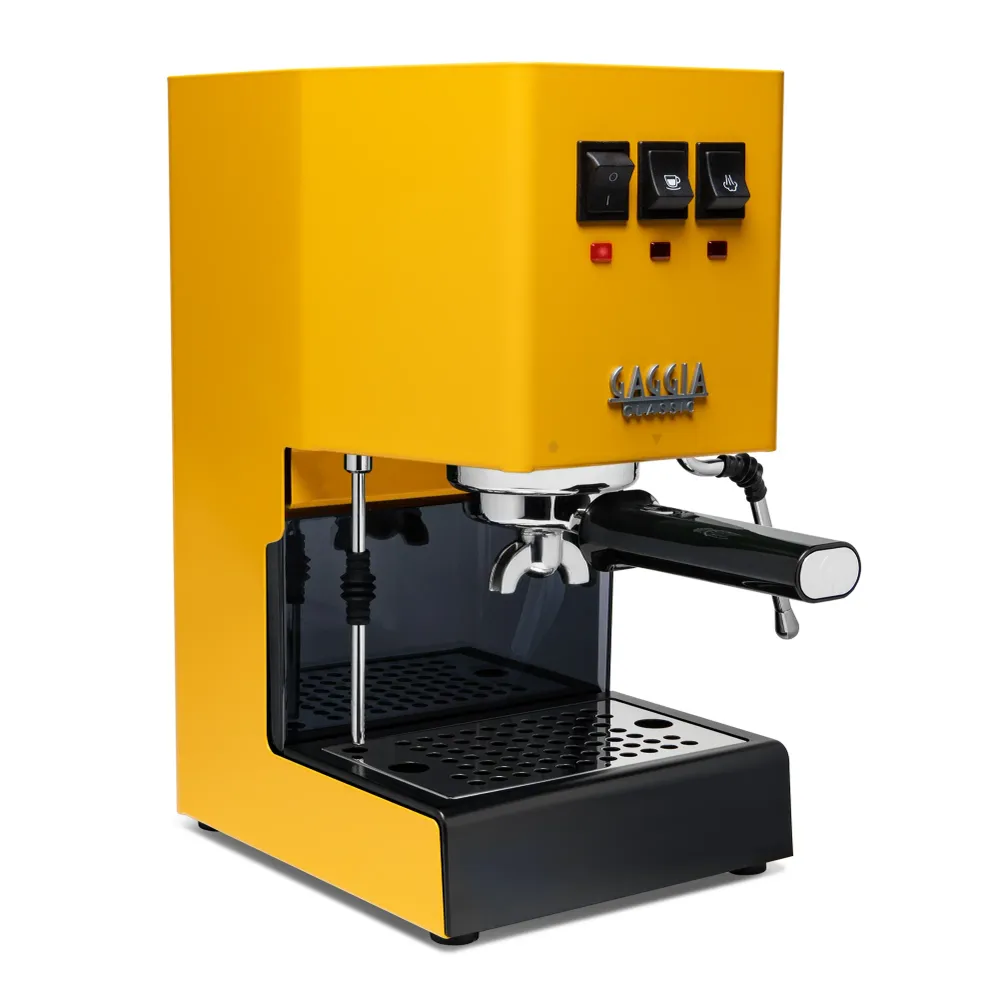 Gaggia CLASSIC E24 Sunshine Yellow - Energy Vibes