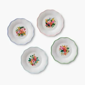 Garden Party Melamine Assorted Dessert Plates