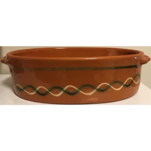 Glazed pot Tavce No.5 36x24x9 cm