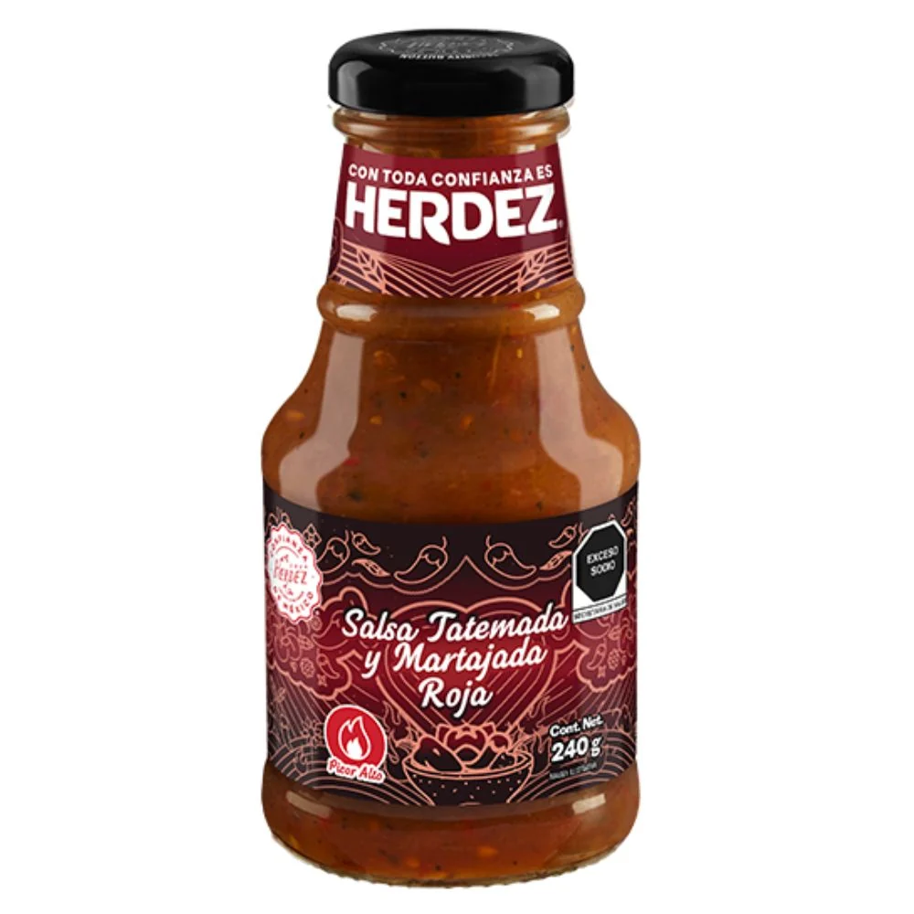 Herdez Salsa Totemada y Martajada Roja, ljuti umak s okusom dimljenog od 240g