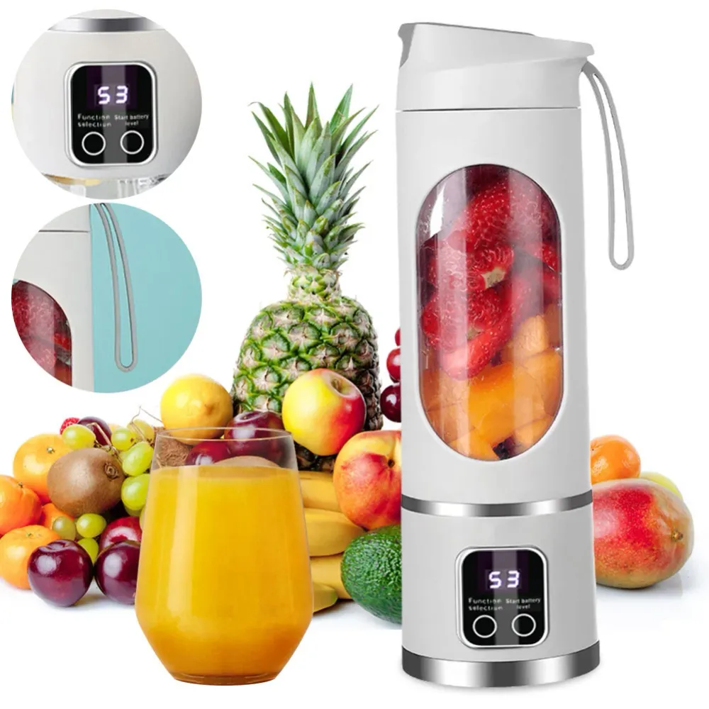 Inovativni Prenosni Mini Blender sa LCD Ekranom - Za Smutije i Zdravlje