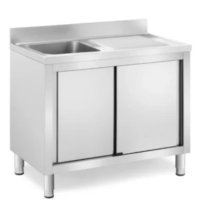 Inox kuhinjski sudoper – 1 umivaonik, 100 × 60 cm