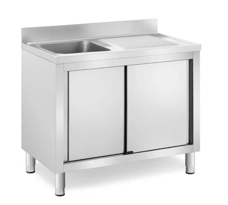 Inox kuhinjski sudoper – 1 umivaonik, 100 × 60 cm