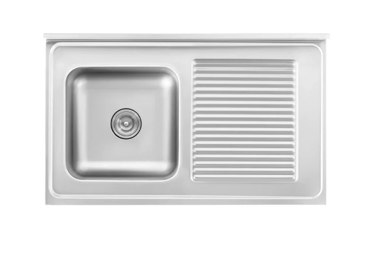 Inox kuhinjski sudoper – 1 umivaonik, 100 × 60 cm