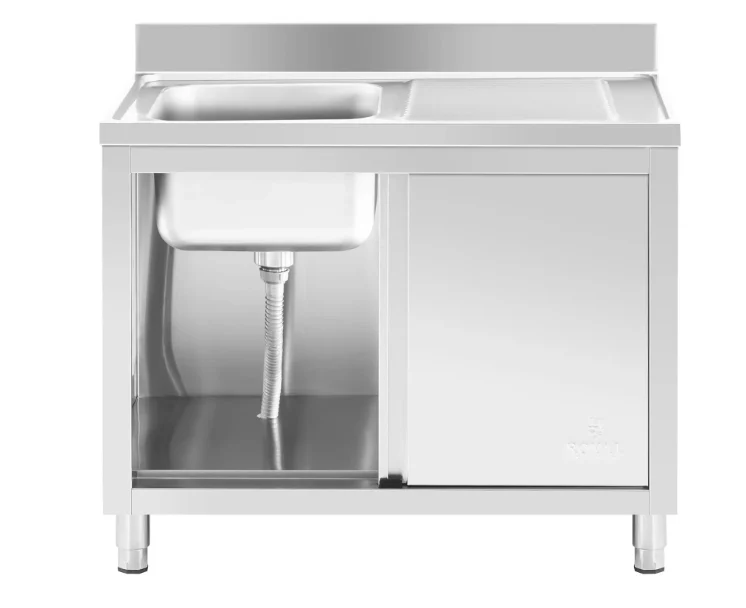 Inox kuhinjski sudoper – 1 umivaonik, 100 × 60 cm