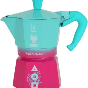 Kafetijera BIALETTI MOKA EXPRESS, 3 šalice, Squid Game - LIMITED EDITION