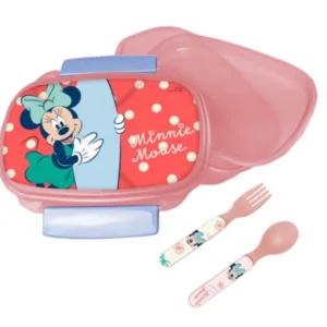 Kutija za marendu - Disney Minnie Summer – kutija za sendviče s priborom 🌸🐭🍴