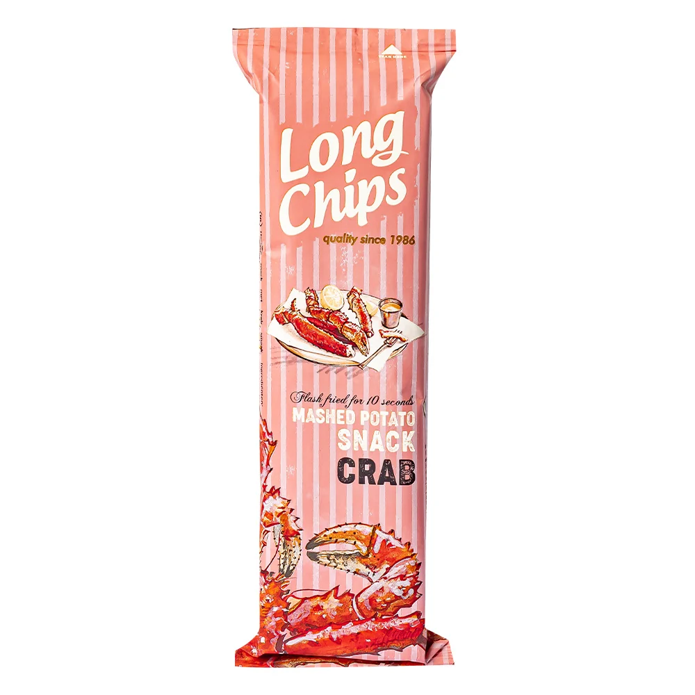 Long Chips Crab, dugi čips s okusom rakova od 75g