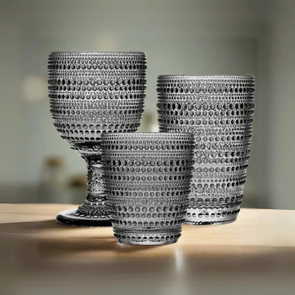 Lumina Smoke Double Old Fashion, Set 4