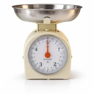 Mehanička kuhinjska vaga 5 kg s inox posudom – precizno vaganje bez struje ⚖️