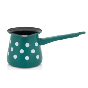 Metalac GREEN WHITE DOT Coffee pot 0.7l
