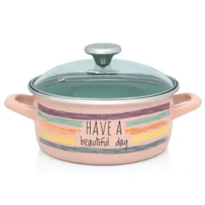 Metalac HAVE BEAUTIFUL DAY Shallow pot 22cm/3.5lit