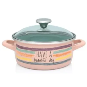 Metalac HAVE BEAUTIFUL DAY Shallow pot 20cm/2.75lit