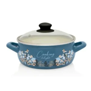 Metalac Shallow pot BLUE COOKING DELIGHT 16cm / 1.6lit