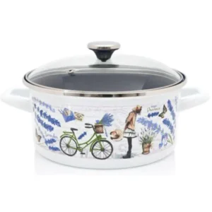 Metalac Shallow pot Provence 24cm / 4,4lit