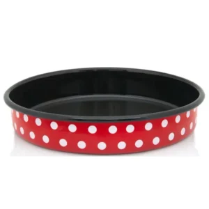 Metalac WHITE DOTS Baking tray 30cm