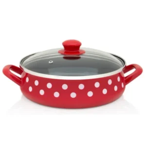Metalac WHITE DOTS frying pan 24cm/3.4l
