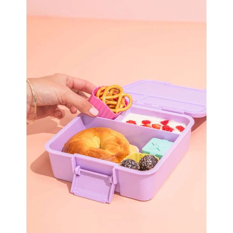 MontiiCo Bento 3 - Kutija za hranu - Ljubičasta