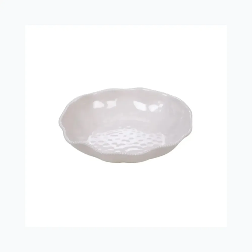 Perlette Cream Large Serving Bowl 13.75 x 2.75