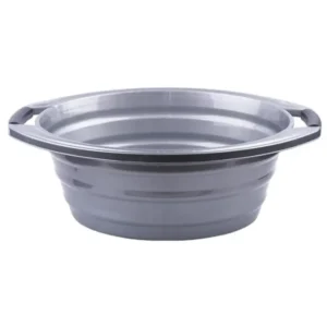 Plastic oval tub 25L Gray