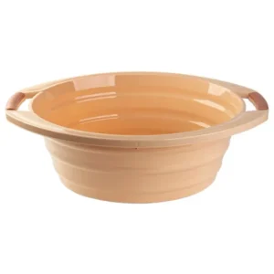 Plastic oval tub 25L Peach