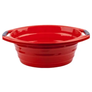 Plastic oval tub 25L Red