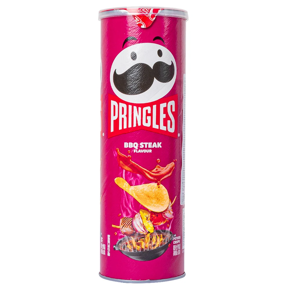 Pringles BBQ Steak, čips s okusom roštilja od 110g