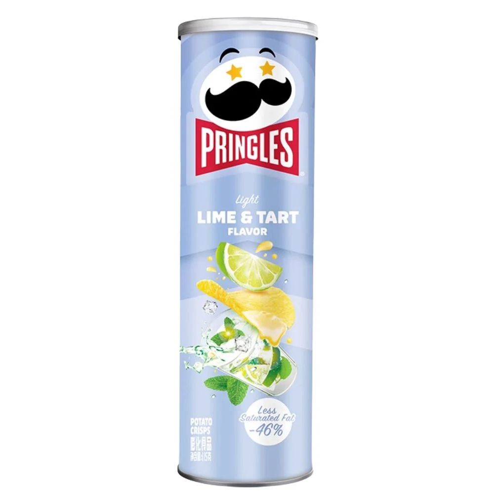 Pringles Light Lime and Tart, čips s okusom pite od limete od 115g