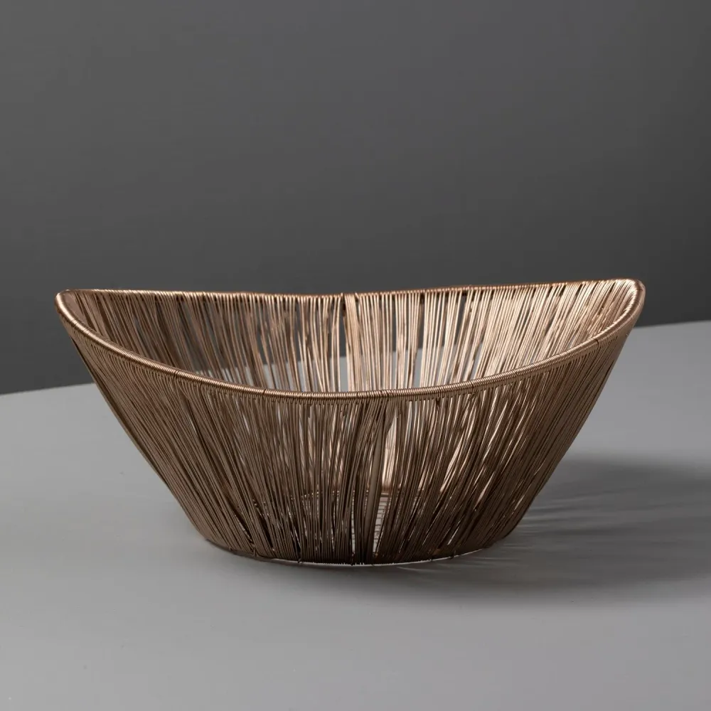 Rosé Rhythm Wire Basket
