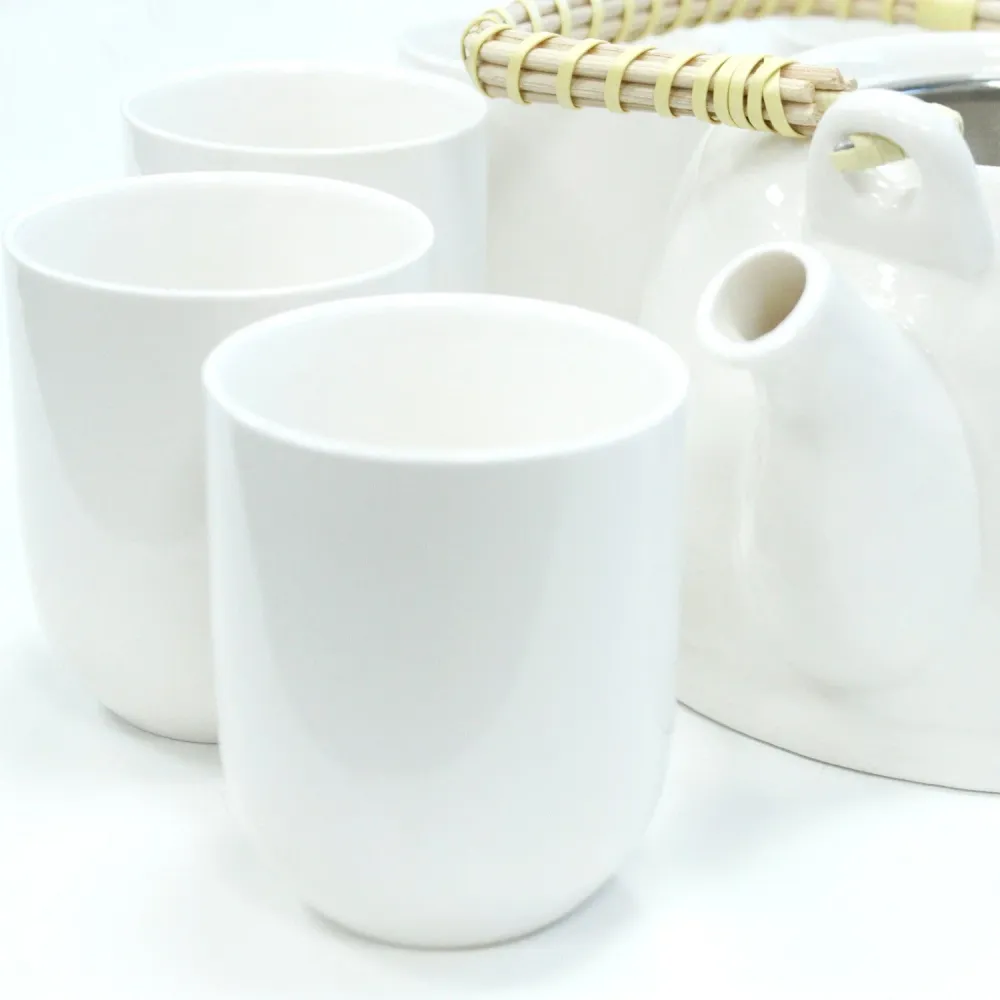 Set bijelog čajnika