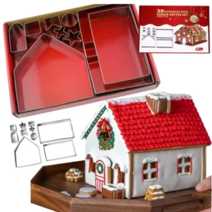 🏠 Set kalupa za kućicu od medenjaka – Božićni cookie house 10-dijelni