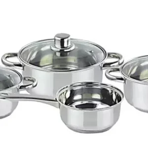 Set lonaca "Apartman" inox 7/1