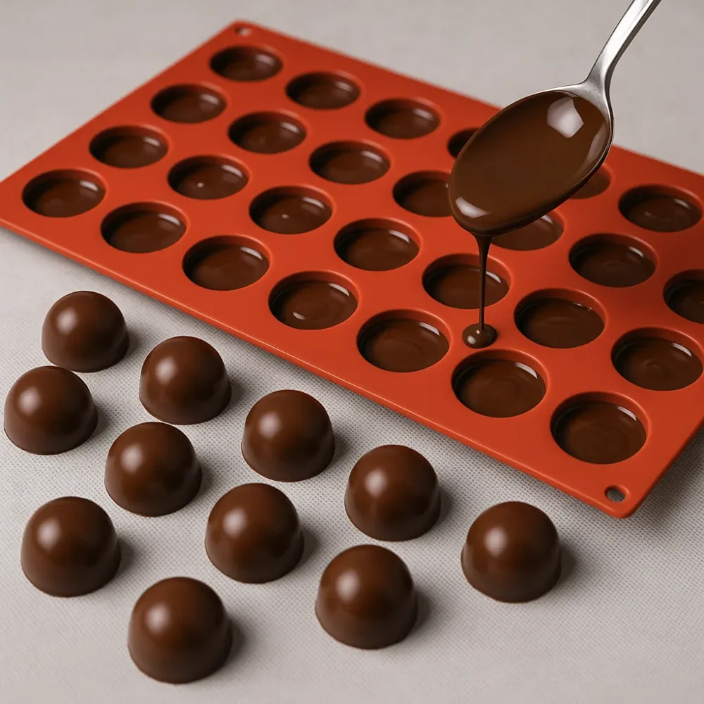 🧁 Silikonski kalup – polukugle 2,8 cm (mono porcije)