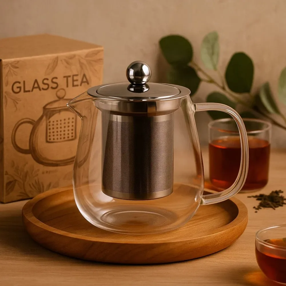 Stakleni čajnik s infuzerom 550ml