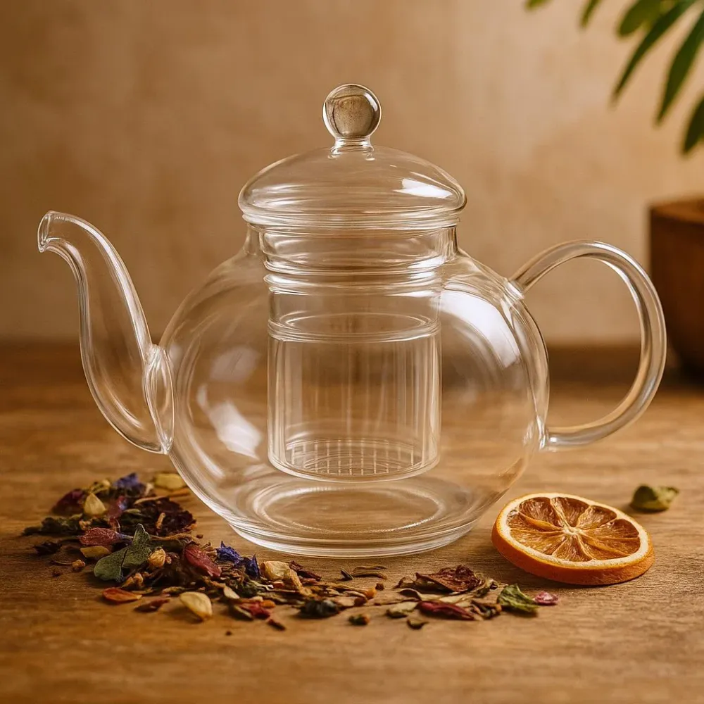 Stakleni čajnik s infuzerom, 800ml