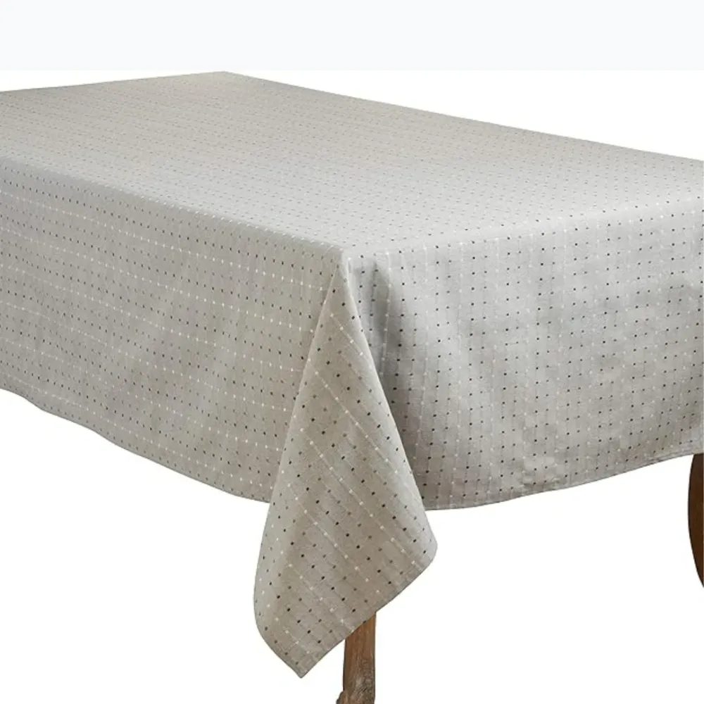 Stitched Line Tablecloth 65"x120"