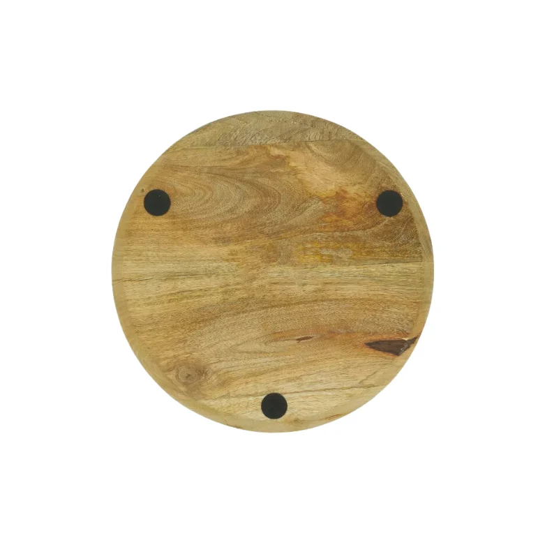 Striped Rim Charger Set 4