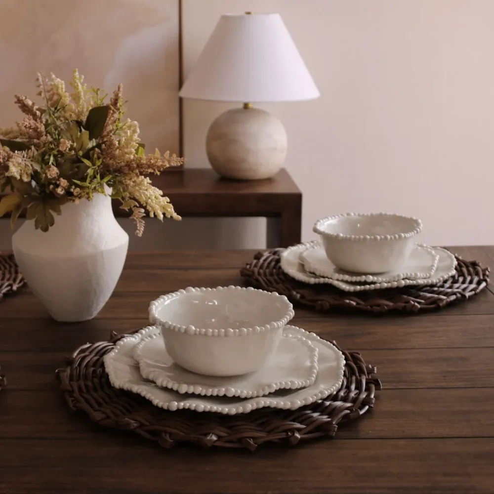 VIDA Alegria Dinner Plate Set 4 Sand