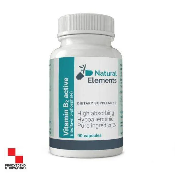 Vitamin B2 active Natural Elements 90 kapsula (25Mg)