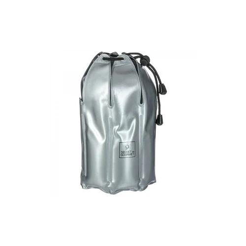 Vrećica za hlađenje vina – siva PVC termo torbica Ø11 × 21,5 cm