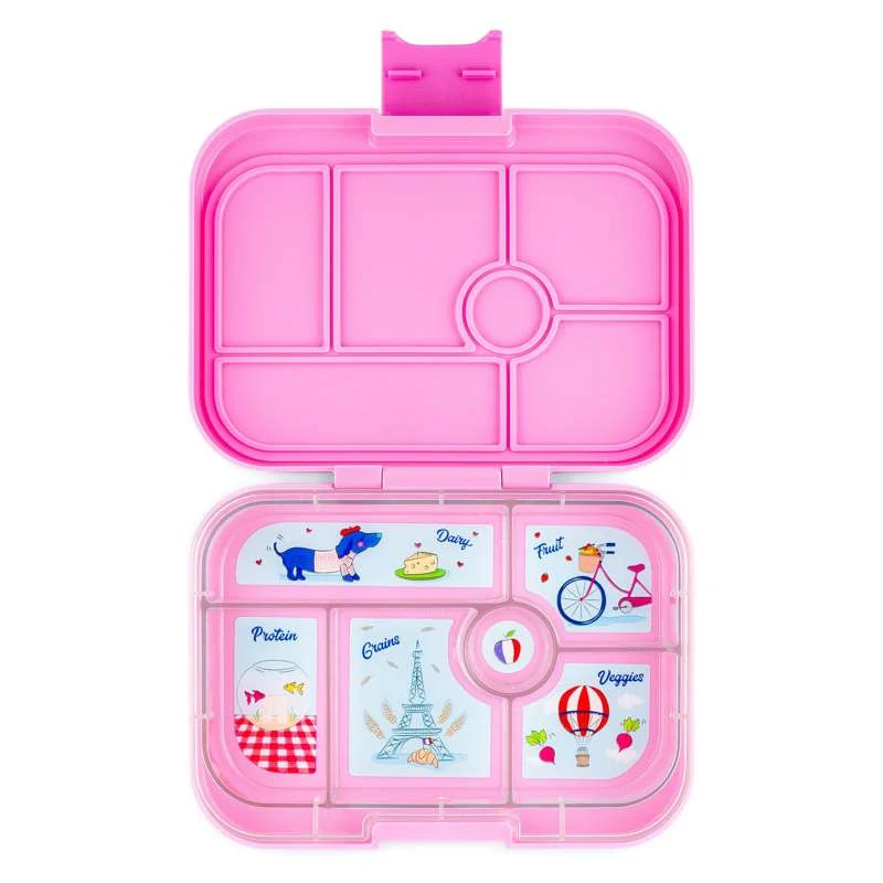 Yumbox Kutija za ručak - Original - 6 odjeljaka - Power Pink/Pariz